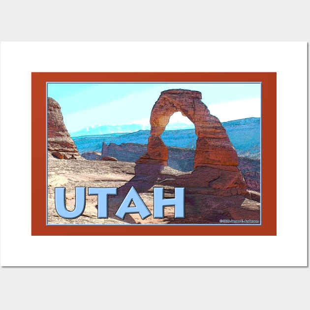 Utah: Delicate Arch Wall Art by JEAndersonArt